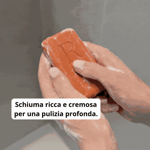 Schiuma ricca e cremosa per una pulizia profonda — Sapone al Cachi RIN